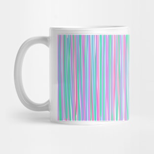 Fun Vertical Pastel Stripes Mug